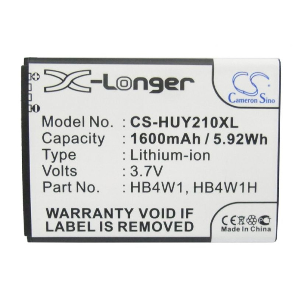 Аккумулятор для Huawei Ascend G510, G520, G525 (HB4W1) 1600mah CS