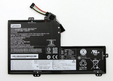 Аккумулятор (батарея) для ноутбука Lenovo S540-15IWL GTX (L18M3PF9), 11.4V, 52.5Wh, 4600mAh