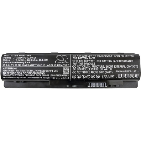 Аккумулятор для ноутбуков HP HSTNN-PB6R, MC04 4400mAh