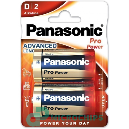 Купить Батарейка Panasonic Pro Power LR20/D 2BP Батарейка Panasonic Pro Power LR20/D 2BP