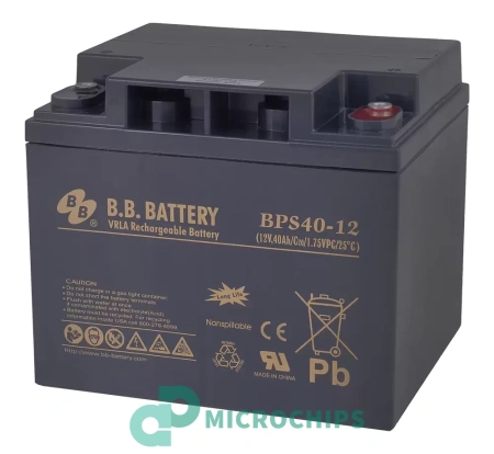 Аккумулятор B.B. Battery BPS 40-12 (AGM, 40Ah)