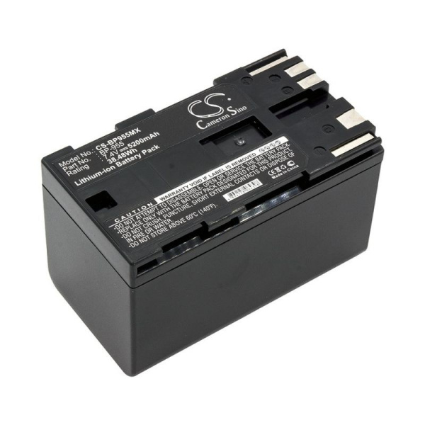 Аккумулятор усиленный CameronSino для Canon BP-941, BP-945, BP-950 5200mAh