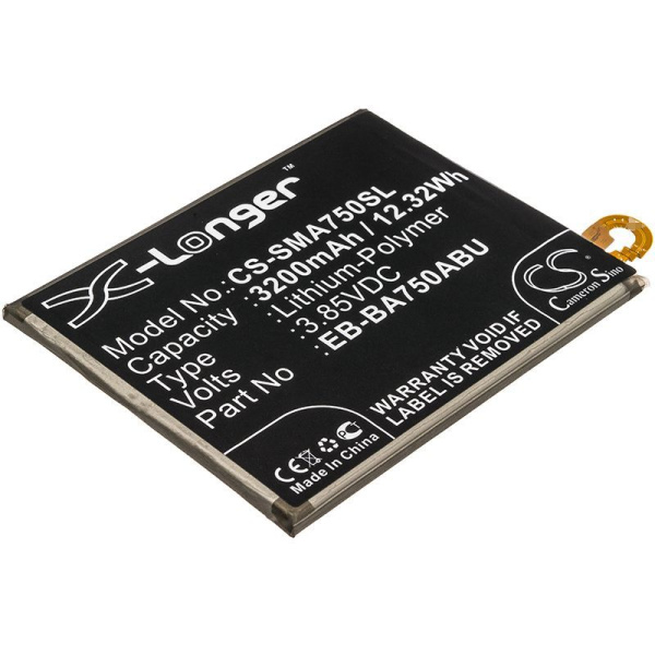 Аккумулятор для Samsung Galaxy A7 (2018), A10, M10 (EB-BA750ABU) 3200mAh