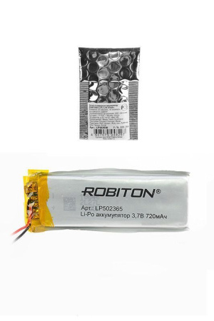 Аккумулятор Robiton 502365 (Li-Pol, 720mAh, 3.7V)