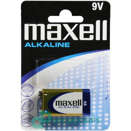 Купить Батарейка Maxell Alkaline 6LR61 9V 1BP Батарейка Maxell Alkaline 6LR61 9V 1BP