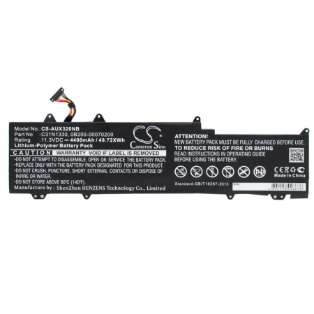 Купить Аккумулятор для Asus UX32LA, UX32LN Zenbook (C31N1330) 4400mAh Аккумулятор для Asus UX32LA, UX32LN Zenbook (C31N1330) 4400mAh