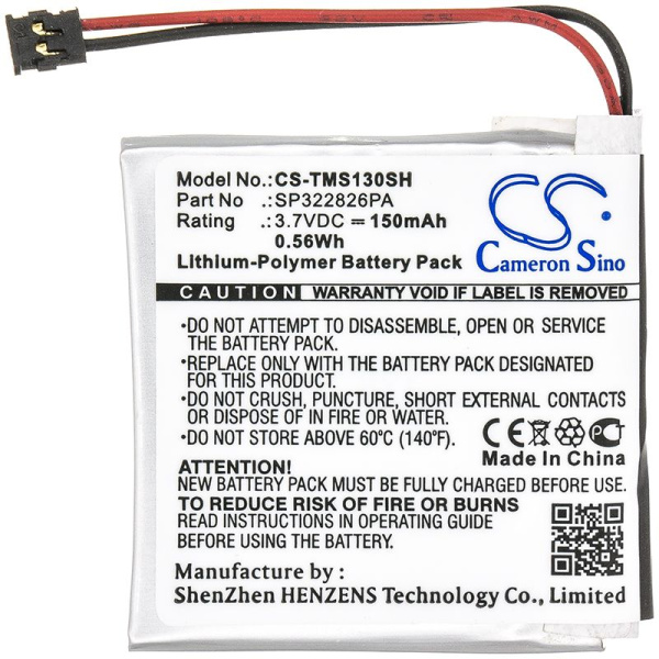 Аккумулятор для TomTom Spark 3 150mah