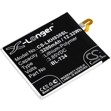 Аккумулятор для LG V30, V30+, V35 3200mAh