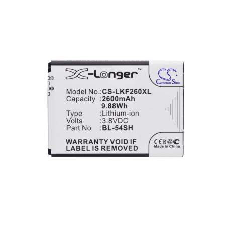 Аккумулятор для LG L80, L90, G3s, G4c, Max 2600mah