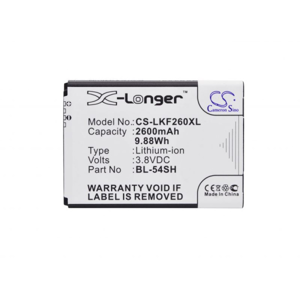 Аккумулятор для LG L80, L90, G3s, G4c, Max 2600mah