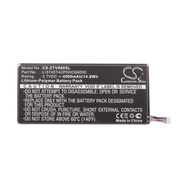 Аккумулятор для ZTE T98, V9S Light Tab 3 4000mah