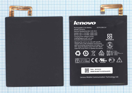Аккумуляторная батарея L13D1P32 для Lenovo A5500, 3.8В, 4290мАч, Li-ion