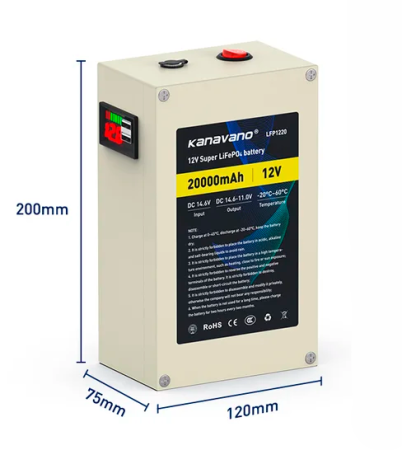 Аккумулятор Kanavno LFP1220 (LiFePO4, 20Ah, 12V)