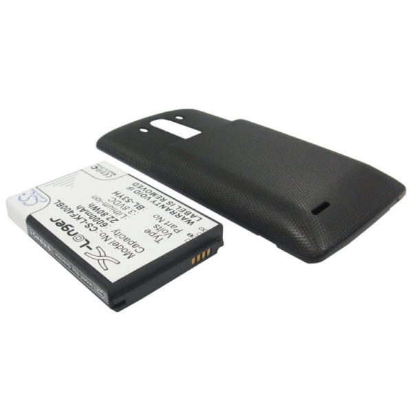 Аккумулятор для LG G3 6000mah CS усиленный черный