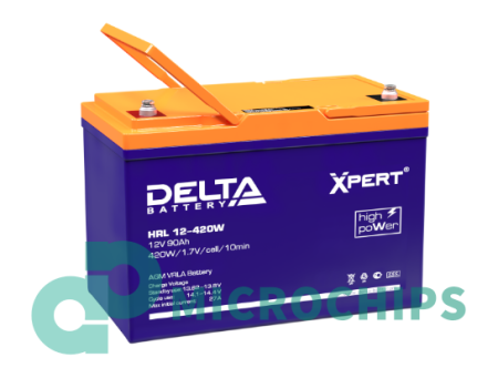 Купить Аккумулятор Delta XPERT HRL 12-420 W (AGM, 90 Ah) Аккумулятор Delta XPERT HRL 12-420 W (AGM, 90 Ah)