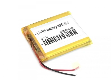 Аккумулятор OEM 625264 (Li-Pol, 2600mAh, 3.7V)