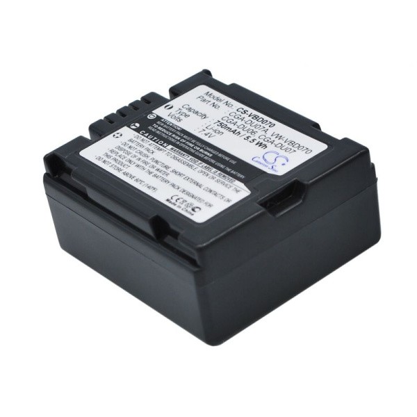 Аккумулятор для Panasonic CGA-DU06, CGA-DU07, CGR-DU06 750mah