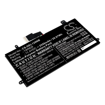 Аккумулятор для Dell Latitude 12 5285 (1WND8) 2550mAh