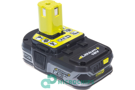 Купить Аккумулятор Ryobi ONE+ RB18L25 (Li-ion, 2500mAh, 18V) Аккумулятор Ryobi ONE+ RB18L25 (Li-ion, 2500mAh, 18V)