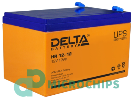 Аккумулятор Delta HR 12-12 (AGM, 12Ah)
