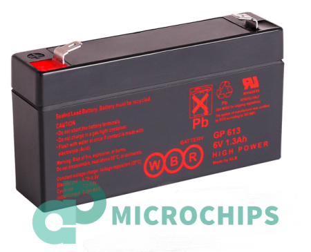 Аккумулятор WBR GP 613 (AGM, 1.3Ah)