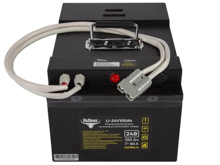 Тяговый аккумулятор RuTrike 24V100A/H (Li(MnCoNi)O2, 100Ah, 24V)