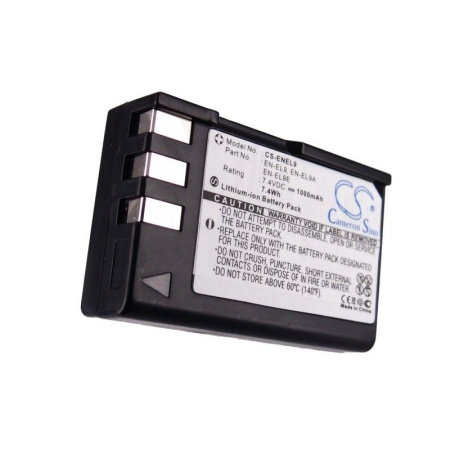 Аккумулятор для Nikon D40, D60, D3000, D5000 (EN-EL9) 1000mAh