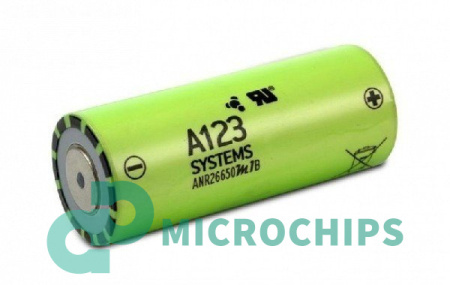 Аккумулятор А123 ANR26650M1B (LiFePO4, 2.5Ah, 3.3V)