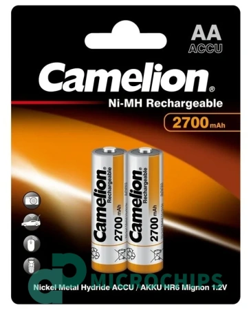 Аккумулятор Camelion AA (NiMH, 2700mAh) 2BP Аккумулятор Camelion AA (NiMH, 2700mAh) 2BP