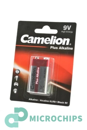 Батарейка Camelion Plus Alkaline 6LR61 9V 1BP