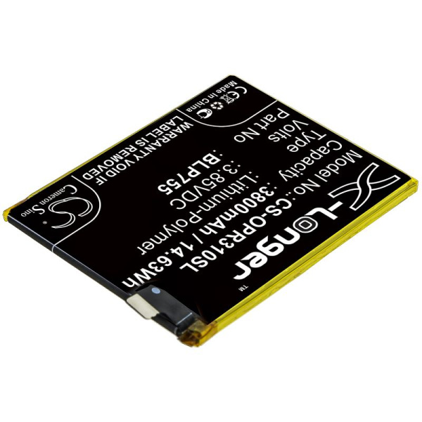 Аккумулятор для Oppo Reno 3 5G Aura (BLP755) 3800mah