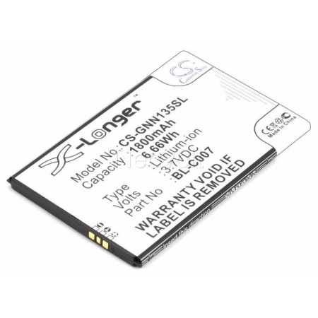 Аккумулятор для Gionee GN135, GN137, GN138 1800mAh