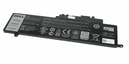 Аккумулятор (батарея) GK5KY для ноутбука Dell Inspiron 3800mAh, 11.1V, 3800mAh, черный (оригинал)