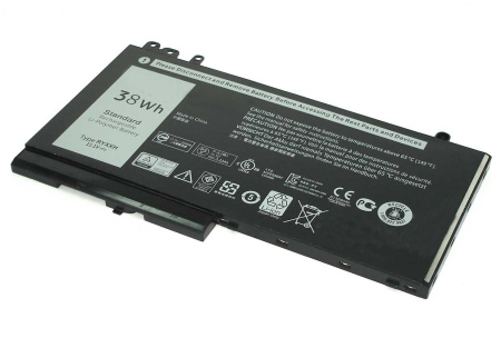 Аккумулятор (батарея) для ноутбука RYXXH для ноутбука Dell Latitude E5250 3400mAh, 11.1V, черный (оригинал)