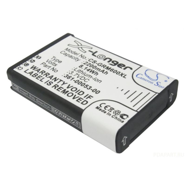Аккумулятор для Garmin Alpha 100, VIRB, Montana 600, 650, 680 2200mAh