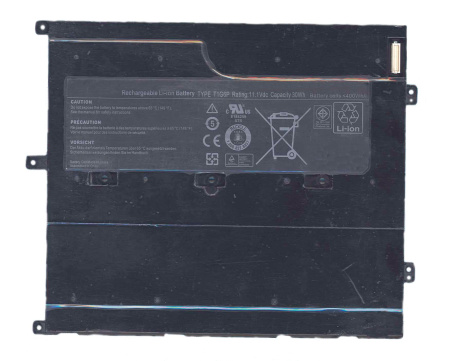 Аккумулятор (батарея) T1G6P для ноутбука Dell Vostro V13 V130 series, 10.8V, 2700mAh, черный (оригинал)