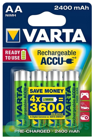 Аккумулятор Varta АА (NiMH, 2400mAh) 4BP