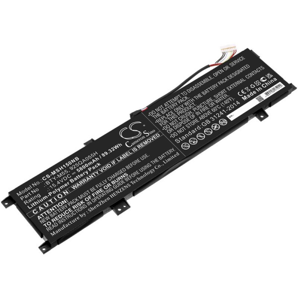 Аккумулятор для MSI Alpha 15 серии (BTY-M55) 5800mah