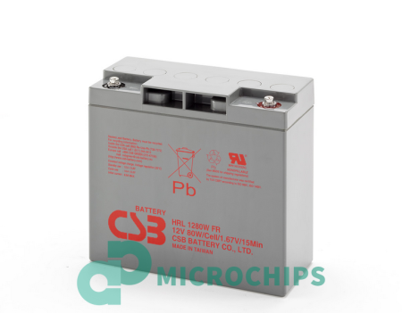 Купить Аккумулятор CSB HRL1280W FR (AGM, 20Ah) Аккумулятор CSB HRL1280W FR (AGM, 20Ah)