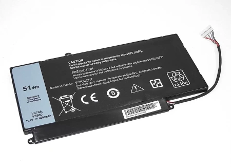 Аккумулятор (батарея) VH748 для ноутбука Dell V5560-3S1P, 11.1V, 4600mAh, черный (OEM)