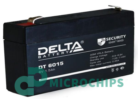 Аккумулятор Delta DT 6015 (AGM, 1.5Ah)