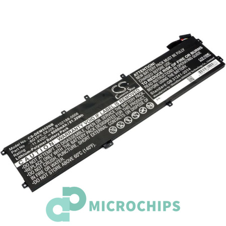 Аккумулятор для Dell Precision M5520, XPS 15 (9560) 8000mAh
