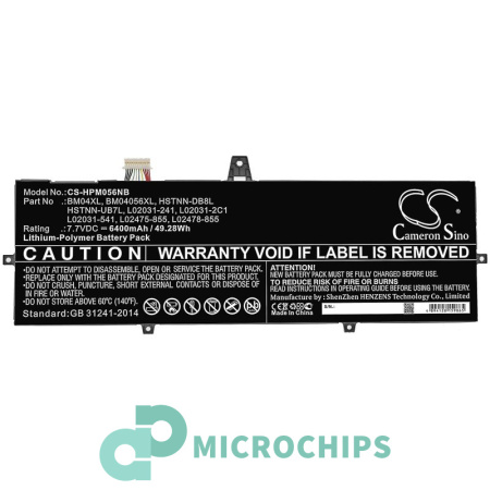 Купить Аккумулятор для HP Elitebook 1030 X360 G3 (BM04056XL) 6400mAh Аккумулятор для HP Elitebook 1030 X360 G3 (BM04056XL) 6400mAh