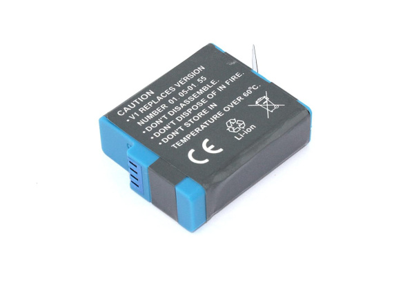 Аккумулятор SPJB1B для видеокамеры GoPro Hero 8, 3.7В, 1260мАч