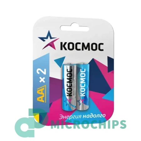 Батарейка Космос LR6/AA 2BP
