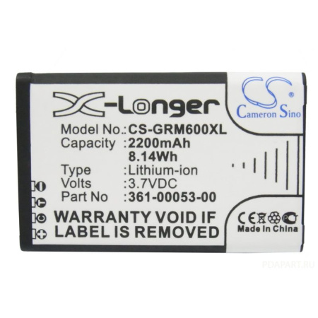 Аккумулятор для Garmin Alpha 100, VIRB, Montana 600, 650, 680 2200mAh