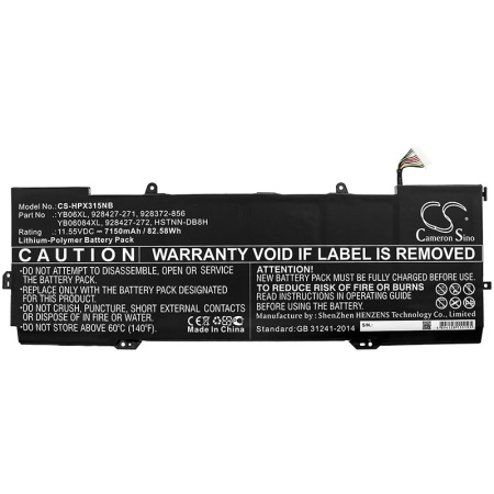 Купить Аккумулятор для HP Spectre X360 15-CH000NA (YB06XL) 7150mah Аккумулятор для HP Spectre X360 15-CH000NA (YB06XL) 7150mah