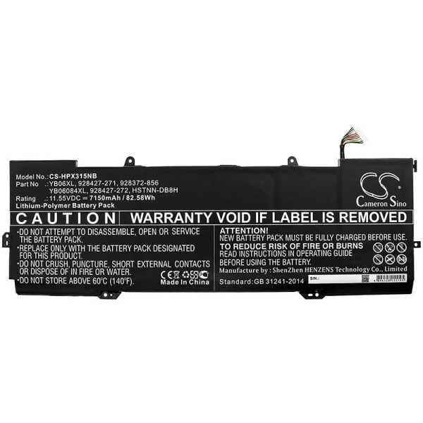 Купить Аккумулятор для HP Spectre X360 15-CH000NA (YB06XL) 7150mah Аккумулятор для HP Spectre X360 15-CH000NA (YB06XL) 7150mah