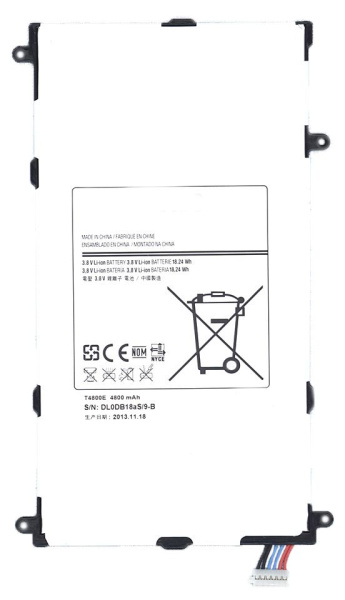 Аккумуляторная батарея T4800E для Samsung Galaxy Tab Pro 8.4 (T325), 3.8В, 18.24Wh