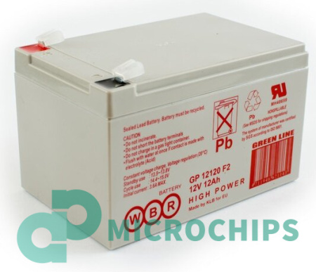 Купить Аккумулятор WBR GP 12120 F2 (AGM, 12Ah) Аккумулятор WBR GP 12120 F2 (AGM, 12Ah)